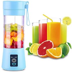 Fruit Juicers 6 Blades USB Portable Electric Fruit Juicer